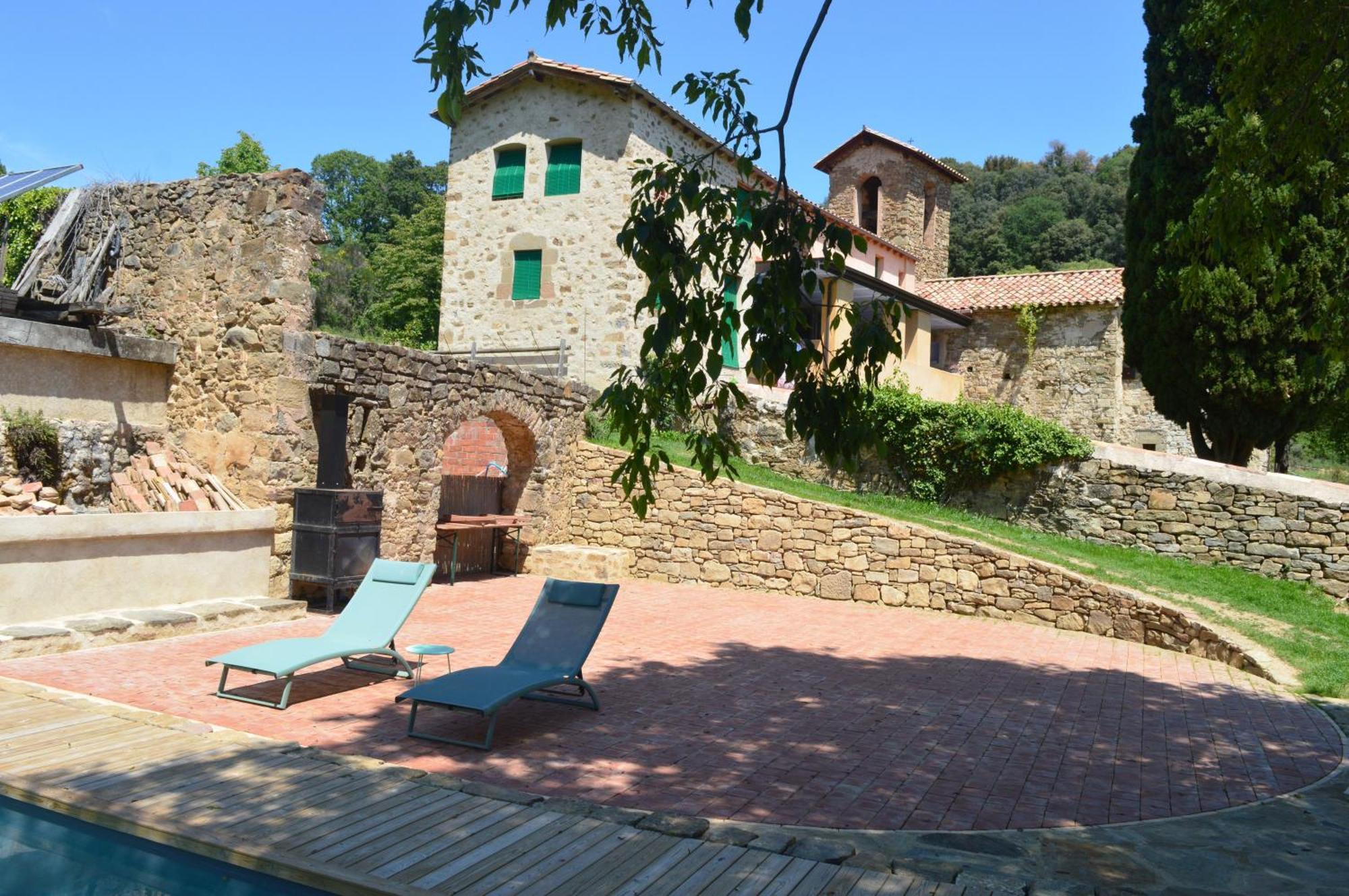 Villa Rectoria De Castellar La Vall de Bianya Exterior foto